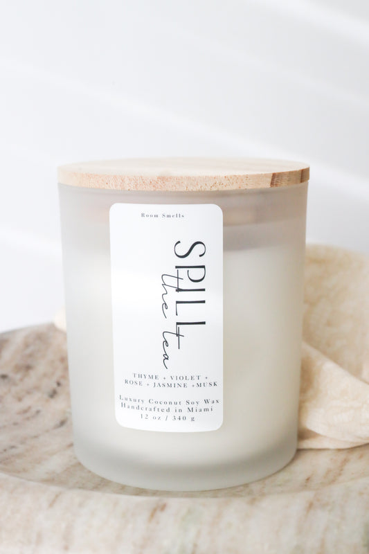 Spill the Tea - 12 oz Candle