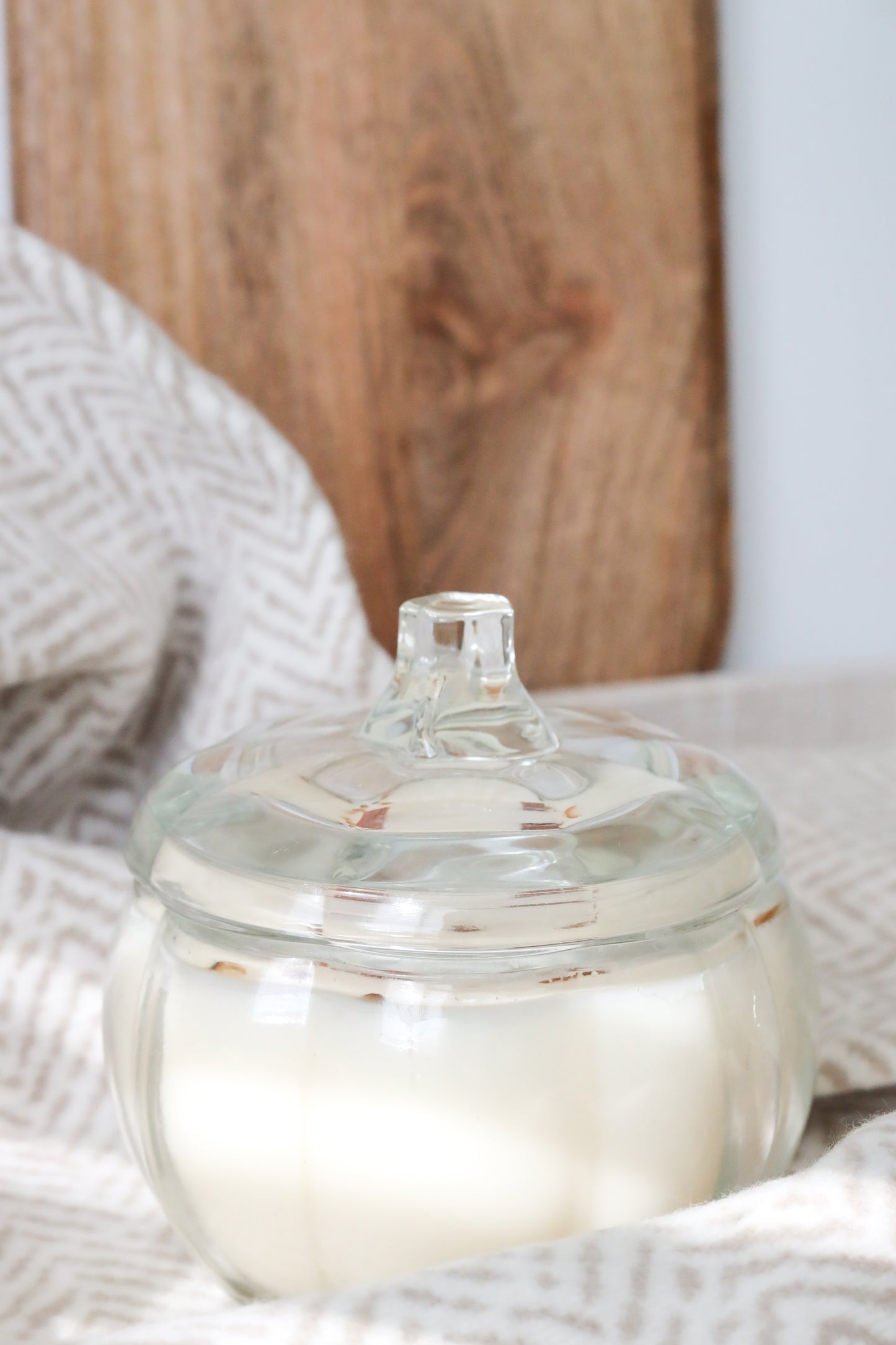 Glass Pumpkin - 16oz - Clear