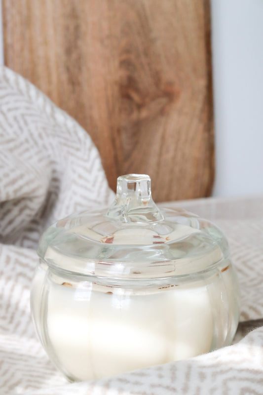 Glass Pumpkin - 16oz - Clear