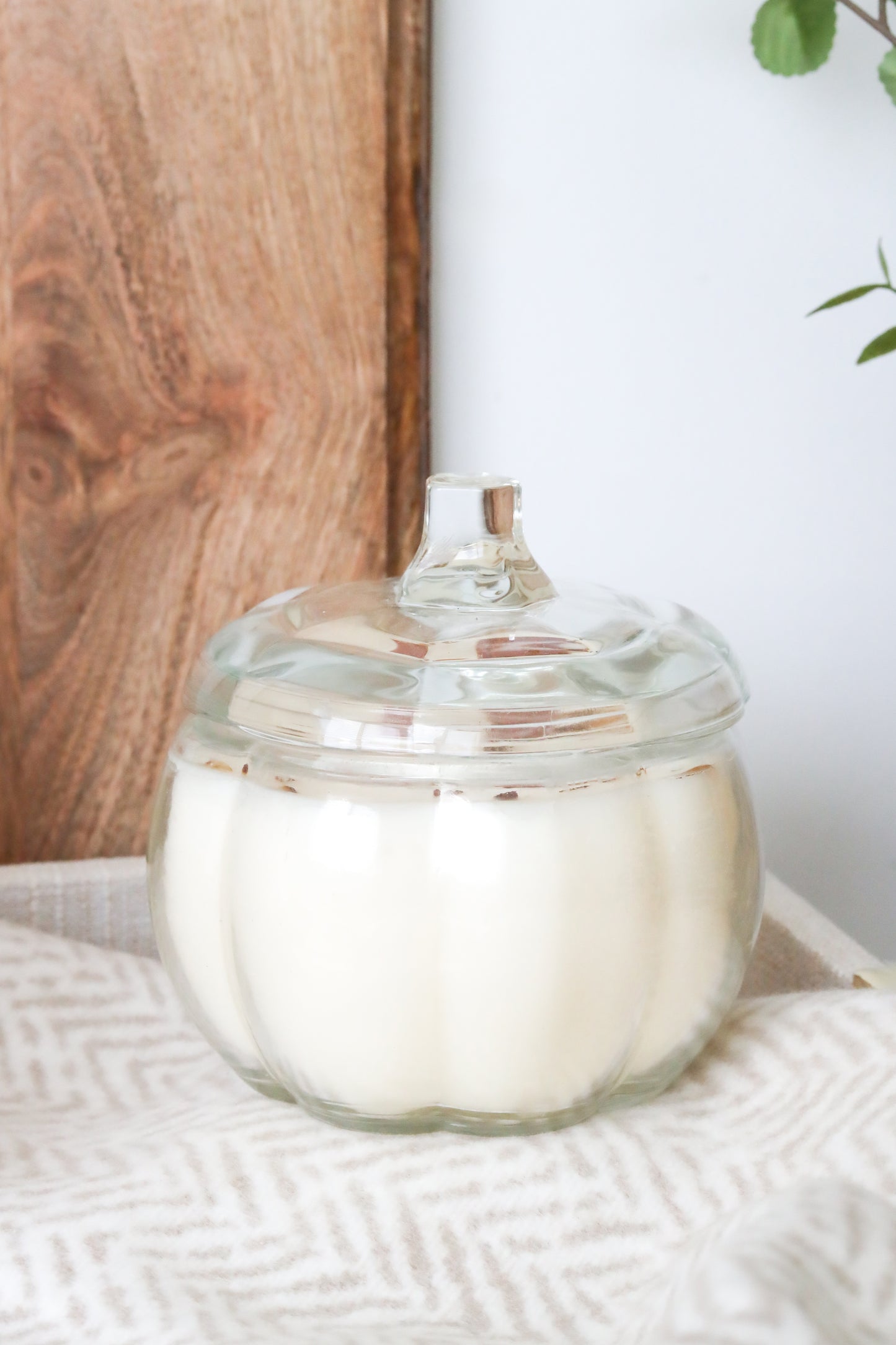 Glass Pumpkin - 16oz - Clear