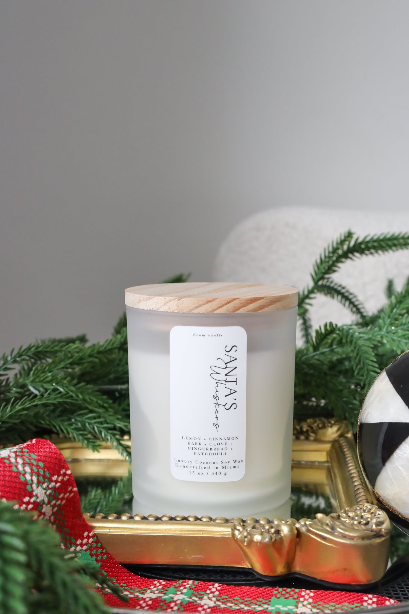 Santas Whiskers - 12 oz candle