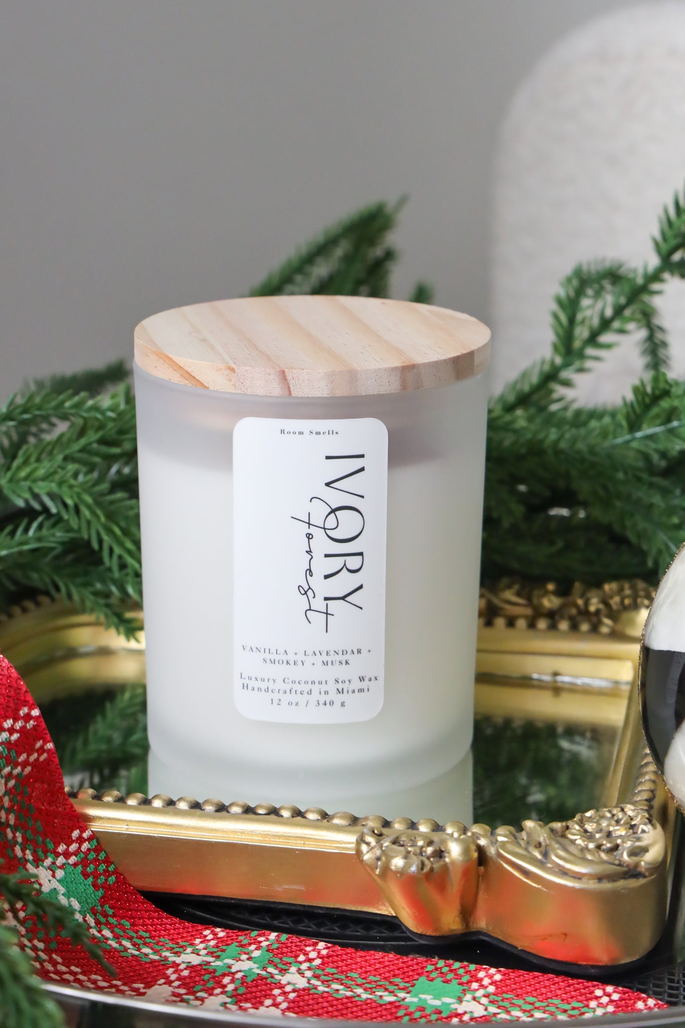 Ivory Forest- 12 oz Candle