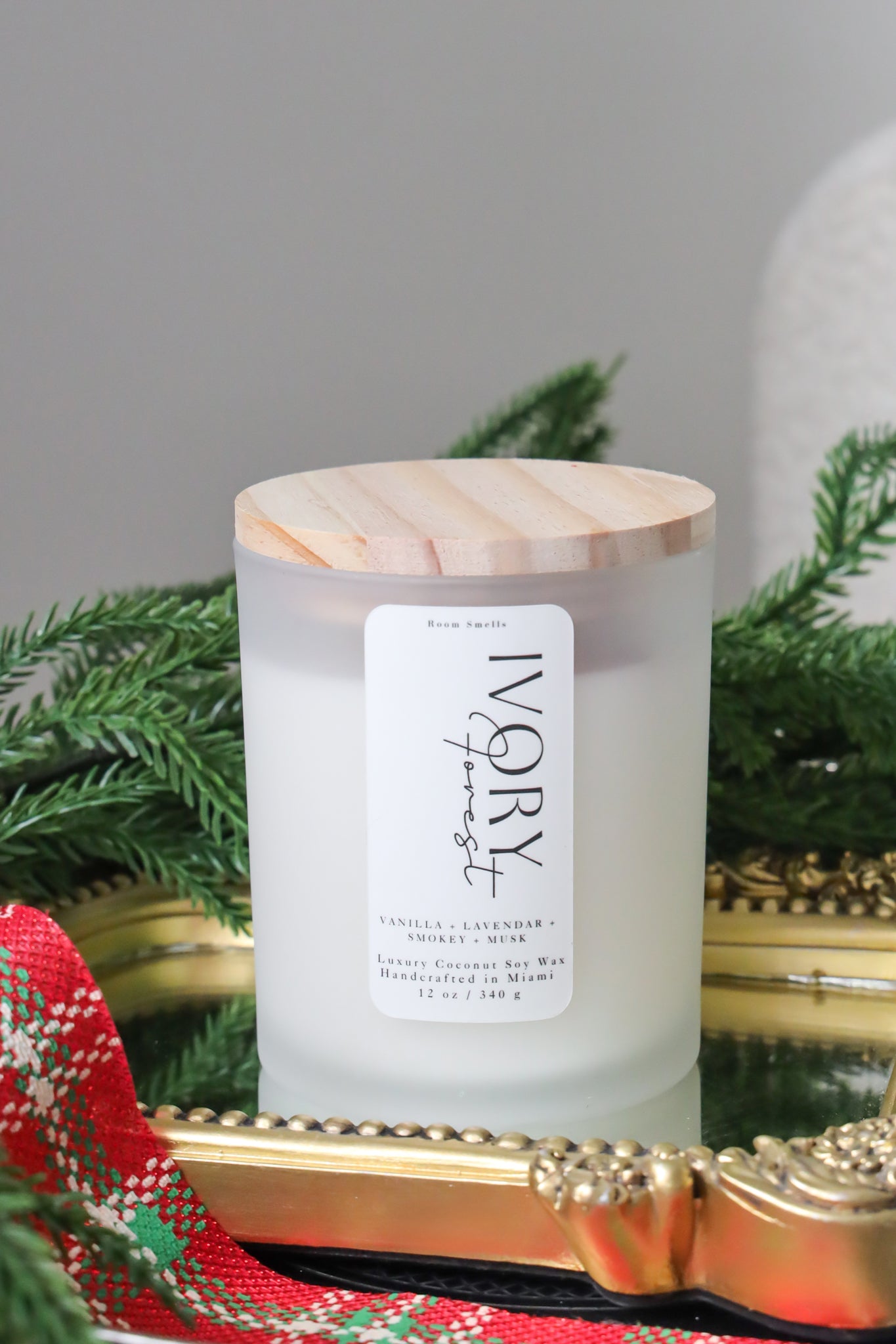 Ivory Forest- 12 oz Candle