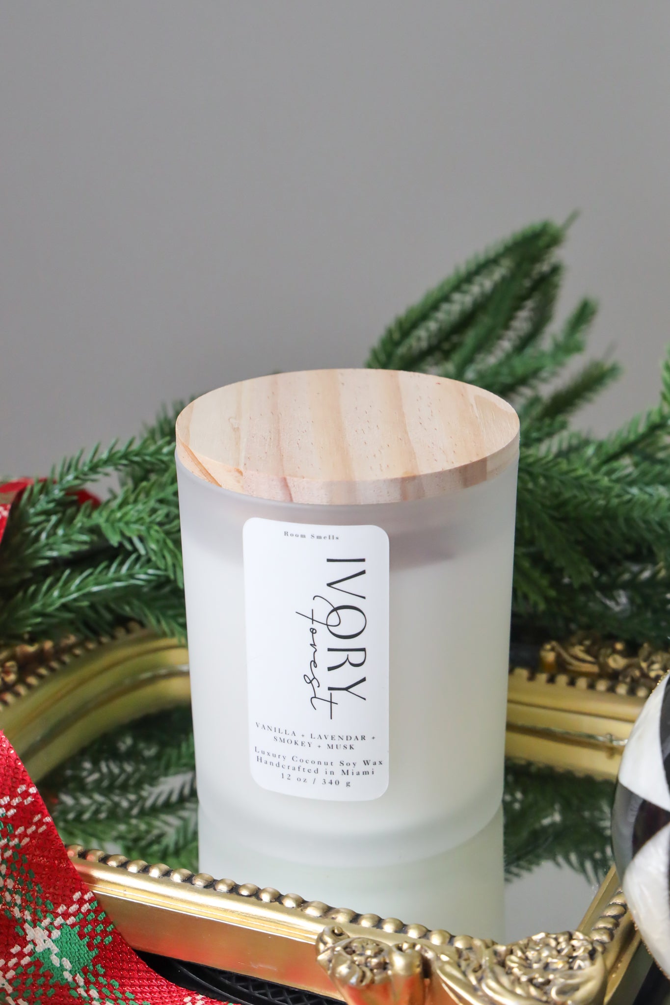Ivory Forest- 12 oz Candle